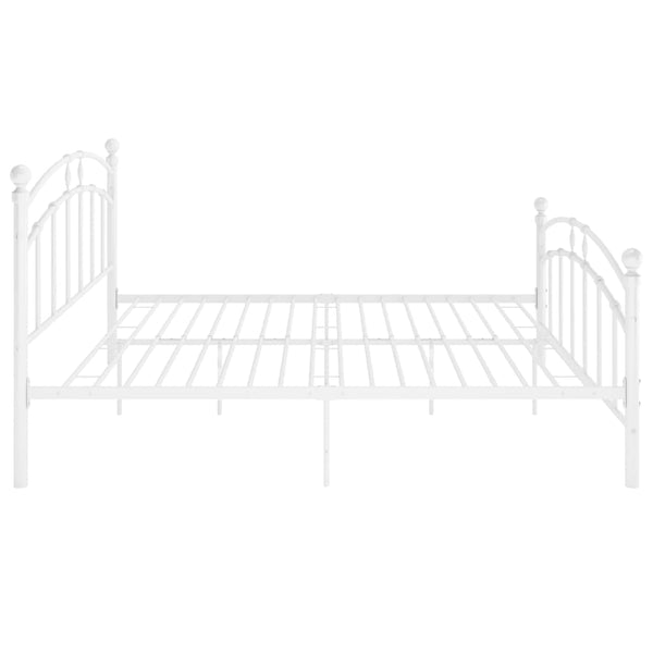 Bettgestell Agrifina 160x200cm, weiß (Metall)
