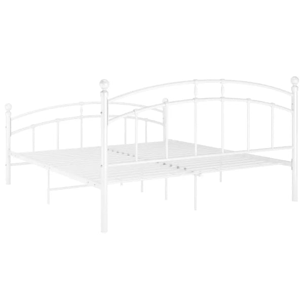 Bettgestell Agrifina 160x200cm, weiß (Metall)