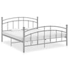 Harmaa sängynrunko Agrifina 200x200cm (metalli)
