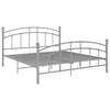 Harmaa sängynrunko Agrifina 200x200cm (metalli)