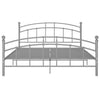 Harmaa sängynrunko Agrifina 200x200cm (metalli)