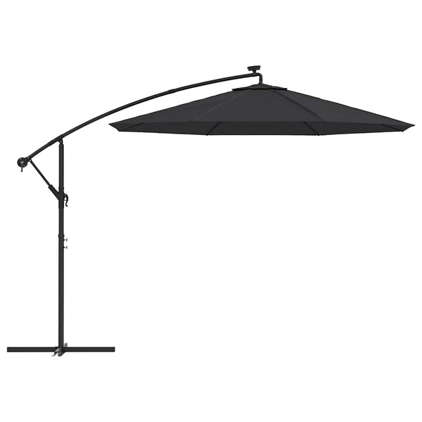 Schwarzer Sonnenschirm-Ersatzbezug Havrisciuc 300cm