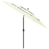 Sonnenschirm Savola Sand 3 m (3-stufige Aluminiumstange)
