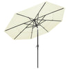 Sonnenschirm Savola Sand 3 m (3-stufige Aluminiumstange)