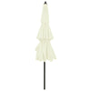Sonnenschirm Savola Sand 3 m (3-stufige Aluminiumstange)