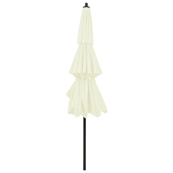 Sonnenschirm Savola Sand 3 m (3-stufige Aluminiumstange)