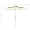Sonnenschirm Savola Sand 3 m (3-stufige Aluminiumstange)
