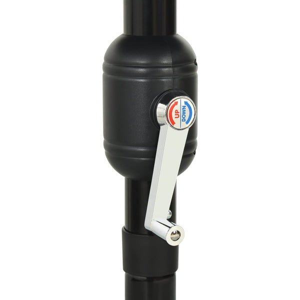 Grüner Sonnenschirm Savola 3,5 m (3-stufig, Aluminiummast)