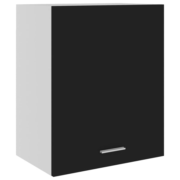 Schwarze Hängeschränke Pompilas 50x31x60cm (2 Stück Holz)