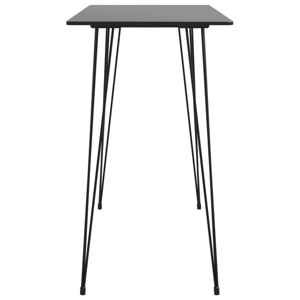 7-teiliges Barset, schwarz