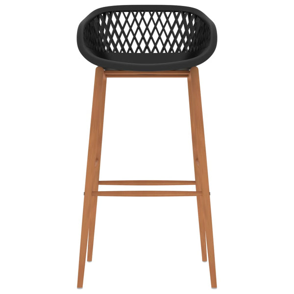 7-teiliges Barset, schwarz