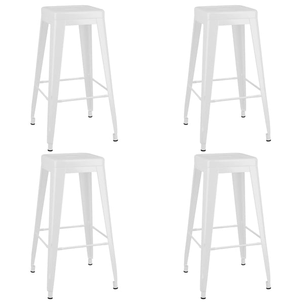 5-teiliges Bartisch-Set, weiß
