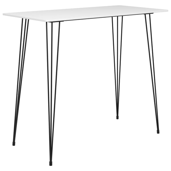 Bar-Set Kaleigh (5-teilig), weiß und grau