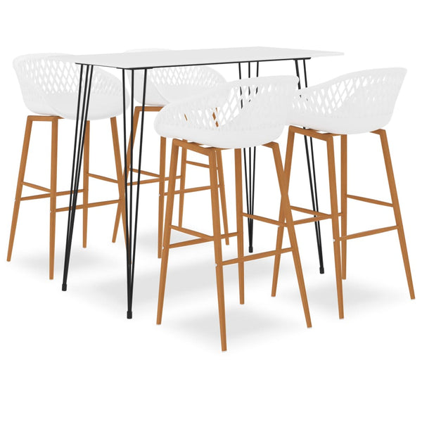 Weiße Bar-Set Fian (5-teilig)