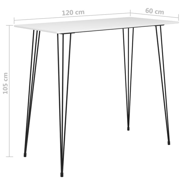 Weiße Bar-Set Fian (5-teilig)