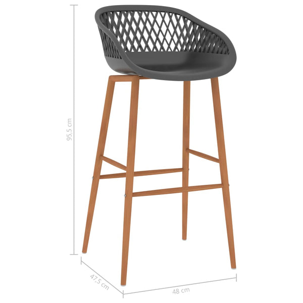Weiße und graue Bar-Set Fian (5-teilig)