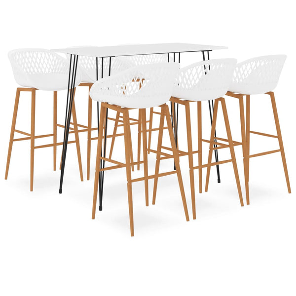 Weißes Bar-Set Fian (7-teilig)