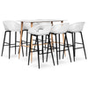 Weißes Bar-Set Vigi (7-teilig)