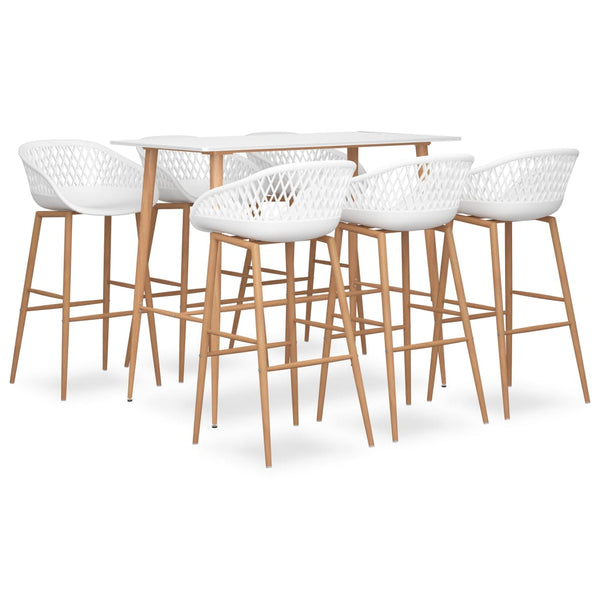 Barset Leunora weiß (7-teilig)