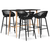 Schwarzes Bar-Set Vigi (5-teilig)
