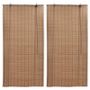 Braune Bambusrollos Zlatita 80x160cm (2 St.)
