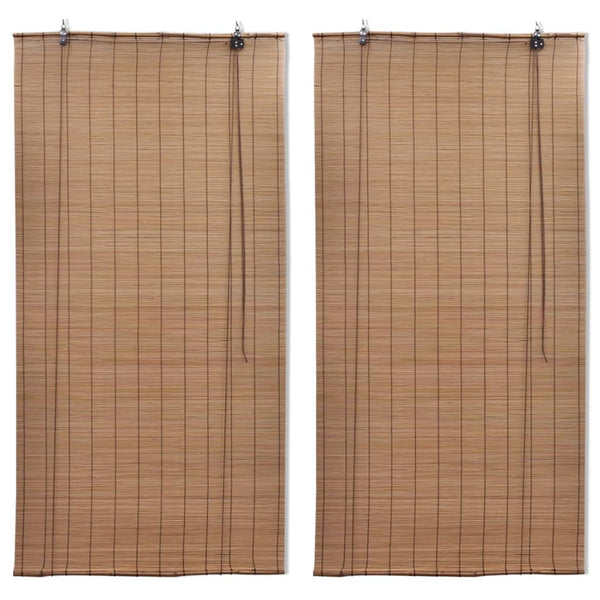 Braune Bambusrollos Valinuta 150x220cm (2 St.)