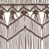 Graubrauner Makramee-Vorhang Ilaria 140x240cm (Baumwolle)