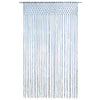 Blauer Makramee-Vorhang Andre 140x240cm (Baumwolle)