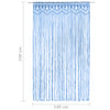 Blauer Makramee-Vorhang Ilario 140x240cm (Baumwolle)