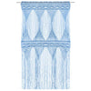 Blauer Makramee-Vorhang Isadore 140x240cm (Baumwolle)