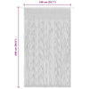 Anthrazit Makramee Vorhang Andre 140x240cm (Baumwolle)