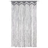 Anthrazit Makramee Vorhang Visztian 140x240cm (Baumwolle)