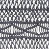 Anthrazit Makramee Vorhang Isadore 140x240cm (Baumwolle)