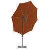 Terrakotta Hängeschirm Micuta 300cm (mit Stahlmast)
