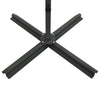 Terrakotta aurinkovarjo cantilever tolpalla ja ledit Pasraschiva 300cm