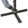 Schwarzer Cantilever-Sonnenschirm mit doppeltem Dach Taba 400x300cm