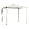 Cremefarbener Pavillon mit Stangenschutz Oligia 3x3x2,6 m (160 g/m²)