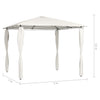 Cremefarbener Pavillon mit Stangenschutz Oligia 3x3x2,6 m (160 g/m²)