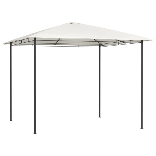Cremefarbener Pavillon Oligia 3x3x2,6 m (160 g/m²)