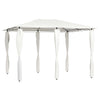 Cremefarbener Pavillon mit Seitenwänden Oligia 3x4x2,6 m (160 g/m²)