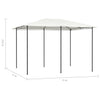 Cremefarbener Pavillon Oligia 3x4x2,6 m (160 g/m²)
