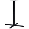 Musta bistropöydän jalka Visinoiu 76x76x107cm (valurauta)