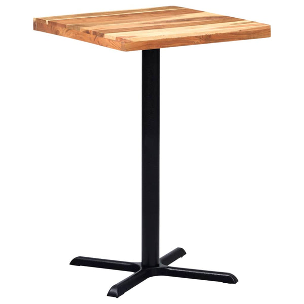 Musta bistropöydän jalka Visinoiu 76x76x107cm (valurauta)