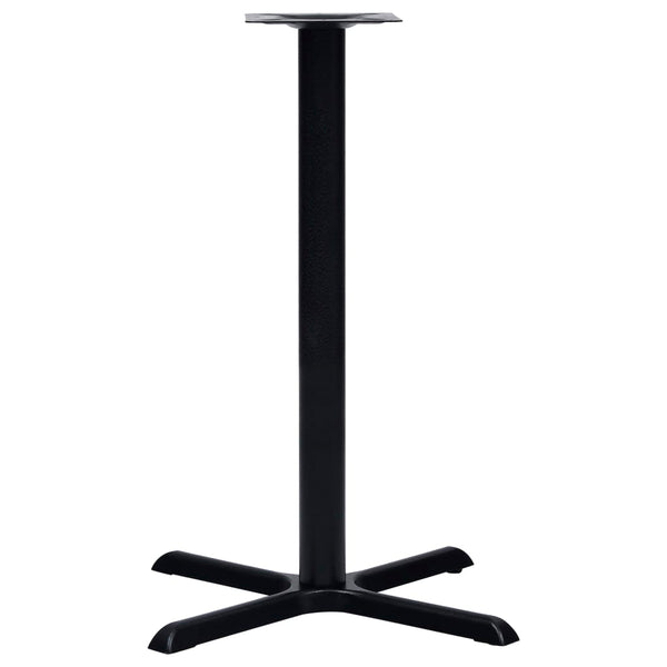 Musta bistropöydän jalka Visinoiu 76x76x107cm (valurauta)