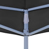 Schwarzes Partyzelt-Dach Parthenia 3x3 m (270 g/m²)