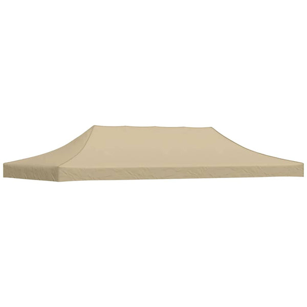 Beiges Partyzelt-Dach Parthenia 6x3 m (270 g/m²)