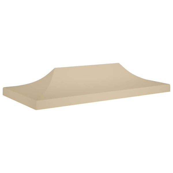 Beiges Partyzelt-Dach Parthenia 6x3 m (270 g/m²)
