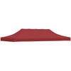 Weinfarbenes Partyzelt-Dach Parthenia 6x3 m (270 g/m²)