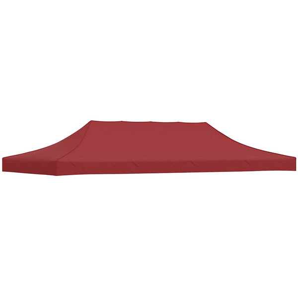 Weinfarbenes Partyzelt-Dach Parthenia 6x3 m (270 g/m²)