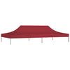 Weinfarbenes Partyzelt-Dach Parthenia 6x3 m (270 g/m²)